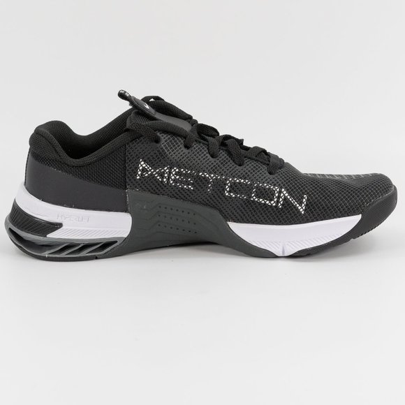 Nike Women's Metcon 8 'Black Dark Smoke Grey' DO9327-001 Gym Training Crossfit - Picture 4 of 16